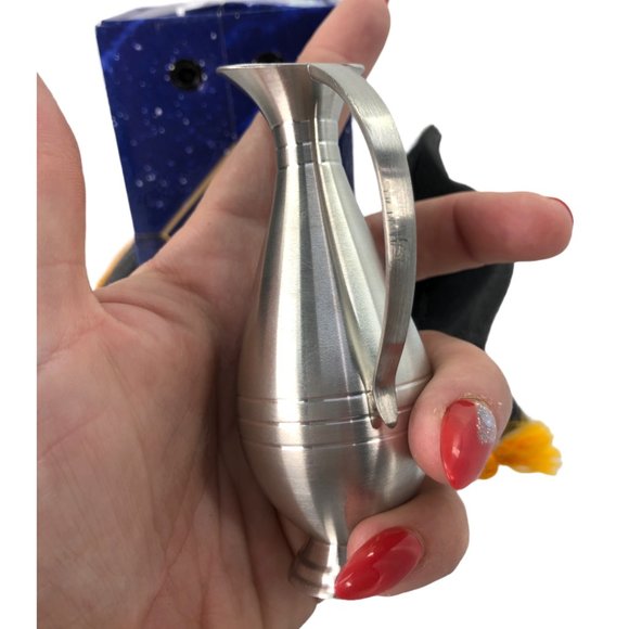 IOB Selangor Pewter Mini Pitcher Vase - Picture 4 of 8